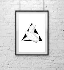 Black And White Wall Art Geometric Minimalist Triangle Art Geometric Art Black And White Wall Etsy Geometric Art Triangle Art Black And White Wall Art