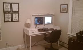 Custom Folding Desk With Hidden Monitors Hidden Desk Desks For Small Spaces Folding Desk