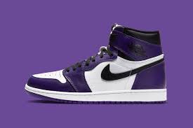 First Look Air Jordan 1 Retro High Og Court Purple In 2020 Jordan 1 Retro High Air Jordans Fresh Shoes
