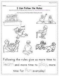 I Can Follow Rules Preschool Rules Teaching Classroom Management School Rules