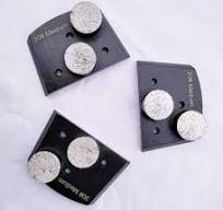 Trapazoidal Diamond Grinding Discs for Concrete Floor Medium Bond 3 pcs Use  in Lavina and Edco Grinders (30#)