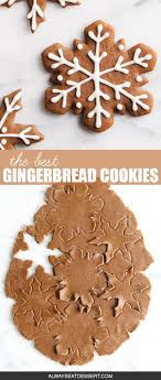 Gingerbread Snowflake Cookies Always Eat Dessert Recipe Best Gingerbread Cookies Cookie Icing Recipe Gingerbread Icing