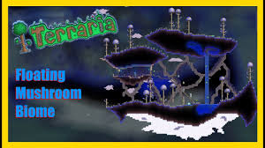 | terraria house design tutorial. Terraria Building A Floating Mushroom Biome Time Lapse Youtube