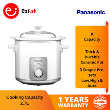If you ally dependence such a referred panasonic slow cooker user manual books that will pay for you worth, get the entirely best seller from us currently from several preferred authors. Panasonic Slow Cooker Ceramic Pot 3 0l Nf N30assl Shopee Malaysia