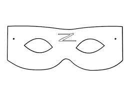 Depois de ficar preso por 20 anos, o zorro original, don diego de la vega, recebe a notícia de que seu velho inimigo, don rafael montero, voltou. Desenho De Mascara Do Zorro Para Colorir Tudodesenhos