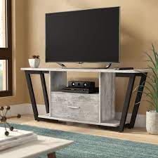 Farmhouse entertainment center tv stand for 70 flat screen with storage shelves. Wrought Studio Andujar Tv Stand For Tvs Up To 70 Reviews Wayfair