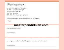 Link bts compatibility test : Ujian Army Google Form Docs Terupdate Juli Masterpendidikan Com