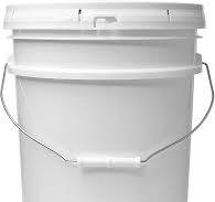 Amazon.com: ePackageSupply White 5-Gallon Bucket with Lid ...