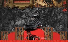 Lil nas x has announced a collaboration with nike and mschf on a pair of air max 97 satan shoes. to mark the release of the rapper's new single montero, lil nas has teamed up with the sneaker giants to create a new shoe. Bp2 Dzuwre8num