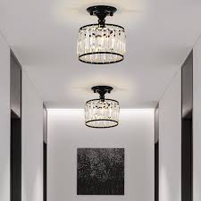 On the 2d block panel of the symbol specification dialog: Black Champagne Gold Crystal Semi Flush Light Fixtures Modern 1 Light Cylinder Indoor Ceiling Fixture Beautifulhalo Com