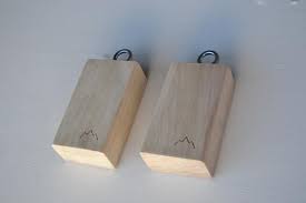 Hanging Wooden Pinch Trainers Entrenamiento Ejercicios