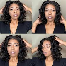 60 cute hairstyles for curly hair. Udu Short Black Women Curly Hair Bob Wig Without Lace Black Women Short Curly Bob Wig Cheap Wig With Fringe Brazilian Hair Amazon De Beauty