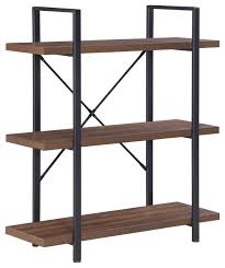 Check spelling or type a new query. Industrial Bookcase Open Etagere Book Shelf Metal Wood Industrial Bookcases By Onebigoutlet Houzz