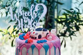 Well you're in luck, because here they come. Wheels Or Heels Our Baby Gender Reveal The Food Scout