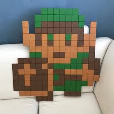 10 pokemon pixel art templates. Make A Wooden 8 Bit Pixel Link The Legend Of Zelda Pixel Art 6 Steps With Pictures Instructables