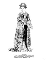 Japanese Fashions Coloring Book Fashion Coloring Book Colouring Pages Japanese Drawings