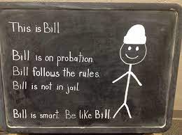 Probation Chalkboard Police Humor Job Humor Work Humor