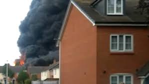 Residents in leamington spa are being evacuated after reports of explosions in a large blaze at an industrial premises. X Yumeac0hhghm