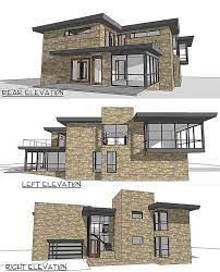 Plan 44087td Modern Home Plan With Views In 2021 Modern House Plans Carriage House Plans Modern House