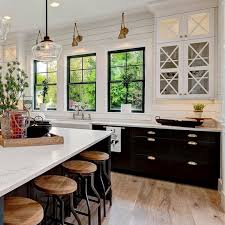 Black And White Modern Farmhouse Interior Design Dan And Emily Clark On Instagram Did You Know We Have Design Downloads On Ou In 2020 Farmhouse Kitchen Countertops Rustic Farmhouse Kitchen Modern Farmhouse Kitchens