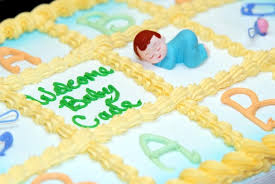This unique design incorporates a hard hat and other elements from a traditional construction site. 28 Baby Shower Cake Pictures To Inspire You Lovetoknow