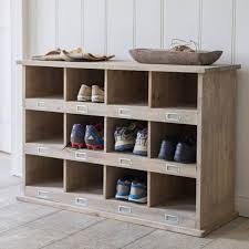 Vintage Style Wooden Shoe Storage Rack With 12 Cubby Holes Crafted In Spruce Slwo02 Wooden Shoe Storage Wood Shoe Storage Shoe Storage Unit