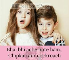 When brothers agree, no fortress is so strong as their common life. Brother And Sister Funny Shayari In Hindi Funny Png