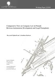 Kumpulan kode area (hlr) kartu telkomsel di seluruh wilayah indonesia terlengkap (update). Pdf Comparative View On Company Law In Poland Between Autonomous Development And Legal Transplants