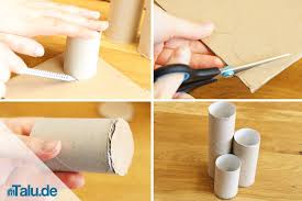 Als erstes müssen sie die pappe auf die passende größe zurechtschneiden. Basteln Mit Klopapierrollen 5 Diy Ideen Fur Kreative Klorollen Talu De