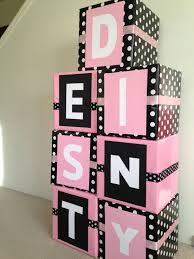 Black And White Baby Shower Decorations Black White Polka Dot And Pink Baby Shower Baby Girl Baby Blocks Of Baby S Name Polka Dot Baby Shower Pink Baby Shower Paris Baby Shower