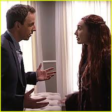 Seth Meyers Hosts Baby Shower For His Wife With Got Melisandre Alexi Ashe Carice Van Houten Seth Meyers Just Jared