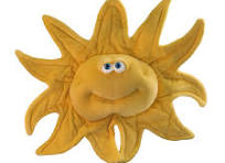 "Mr. Sunshine" Wallhanging Decor / Soft Sculpture | Celestial Collection,  Plush Moons and Stars