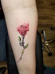 Still i think it's something. Jaxsin Watercolor Style Rose With Garcia As Part Of The Stem Rose Watercolor Memorial Family