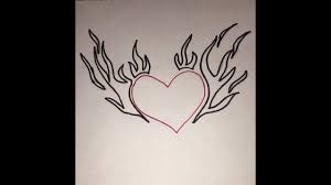 Check spelling or type a new query. Heart On Fire Drawing Youtube