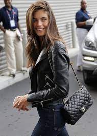 Fashion Inspiration Leather Jackets Spring Looks Fashion Style Classic Handbags