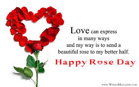 Rose day messages for girlfriend quotes are nothing but a few lines which reflect your feelings and emotions. Happy Rose Day Wishes For Husband Wife Rose Day Msg For Couple