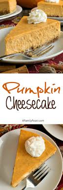 Pumpkin Cheesecake A Family Feast