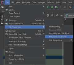 How To Change Read Only Status Of Files In Intellij Stack Overflow
