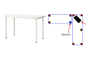 Hackers Help Corner Table Without Corner Leg Ikea Hackers Large Corner Desk Ikea Desk Legs Ikea Corner Desk