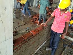 An ordinary brick will often absorb about 1/6th of its own weight of water. How To Build A Brick Wall Bricklaying In Construction Basic Civil Engineering