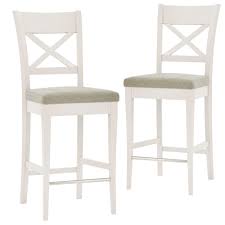 Coming with a wooden frame, this bar stool is easy to maintain and creates a homey, aesthetically pleasing look. Temple Webster Emilia French Provincial Cross Back Bar Stools Reviews