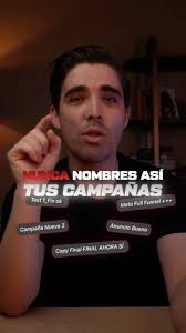 No improvises al nombrar tus campañas…, Tener un sistema organizado para  nombrar tus campañas de Meta Ads, no solo te hará ver más profesional,  también te ahorrará muchísimo tiempo al momento de ...