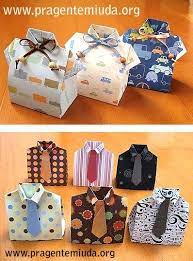 caixinhas de papel para dia dos pais pra gente miuda papel de embrulho criativo presente dia dos pais diy trabalhos manuais