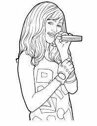 Free coloring sheets to print and download. Singer Coloring Page For Kids Coloring Home