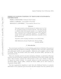 Normal Distribution Research Papers Academia Edu