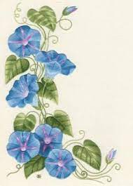 Needle Painting Or Thread Painting Hand Embroidery Kits Of Flowers Silk Shading Silk Embroidery Animals Flower Drawing Flower Art Morning Glory Tattoo