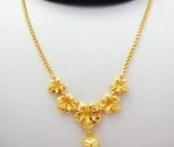 25 Latest Collection Of Gold Necklace Designs In 15 Grams Styles At Life Gold Necklace Designs Gold Fashion Necklace Gold Earrings Designs