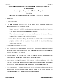 Syntactical changes in english dr. Phase Theory Research Papers Academia Edu