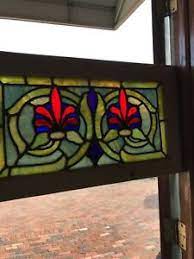 Maybe you would like to learn more about one of these? Sg 2625 Antique Stained Glass Transom Window 14 1 4 X 24 3 8 Ebay