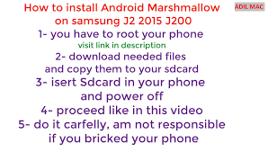 Which may void your warranty and may delete all your data. How To Install Android 6 0 1 Marshmallow On Samsung J2 J200f G Gu Mymobiletips